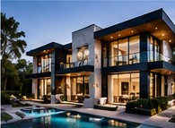 AI-generated contemporary home exterior inspiration